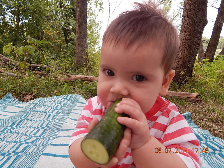 Первый зубик!