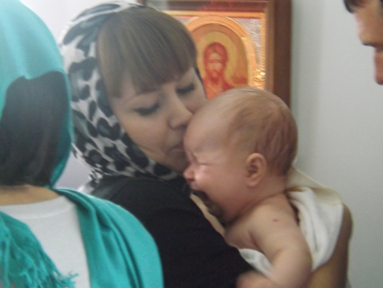 Покрестили Варюшеньку!