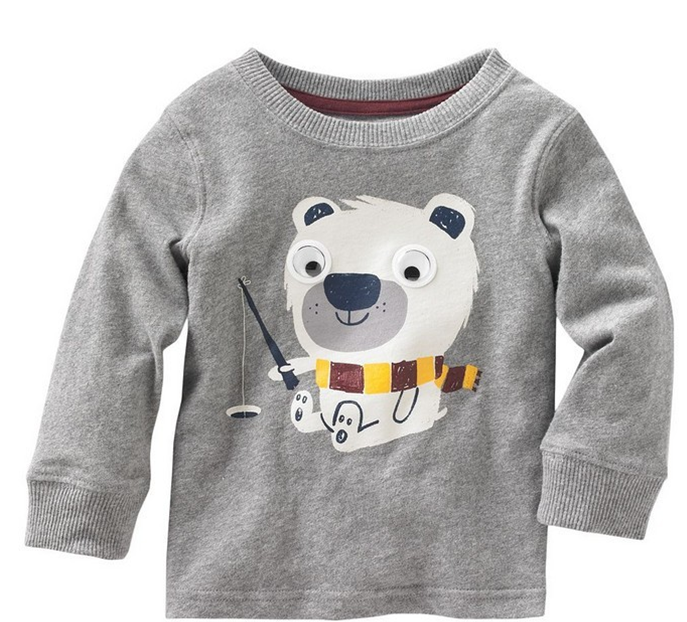 Дизайнерские детские футболки с длинным рукавом. Много.