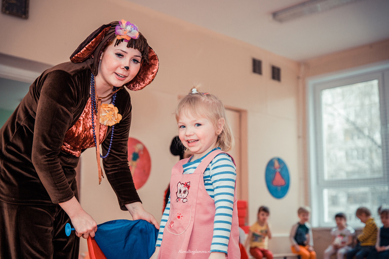 День рождение в садике.