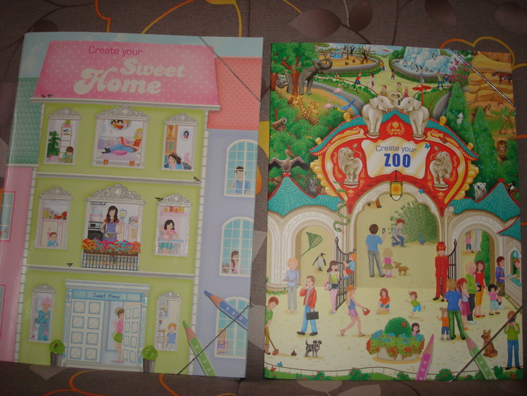 Очень красивые книги с наклейками.