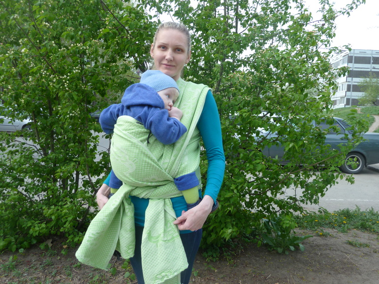 Дидимос Павлины лайм, хлопок/конопля