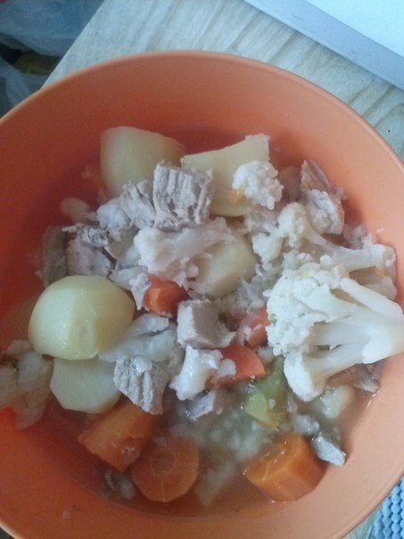 Суп пюре из овощей)