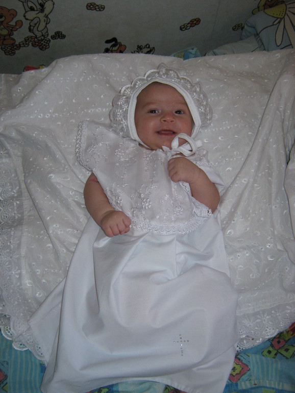 Окрестили малышку