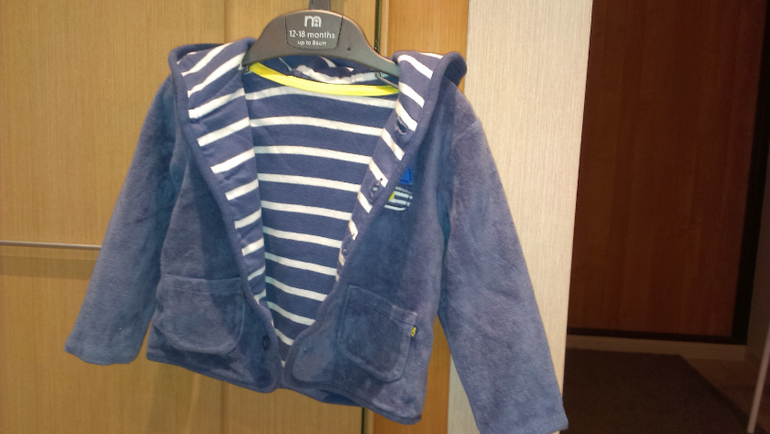Mothercare рост 74 Толстовка и комплект (вязанный комбинезон+боди)