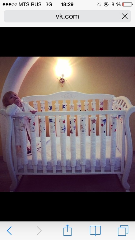 Фенс-бортики на кроватку. Смотрите фот