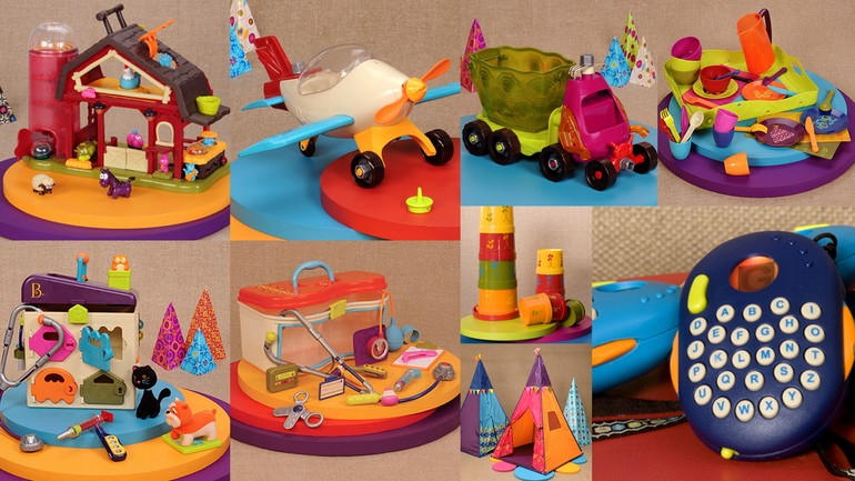 НОВЫЕ уникальные игрушки (США)«B Dot» и «Battat». Игрушки Battat. Игрушки B Dot. (Баттат и Би Дот))