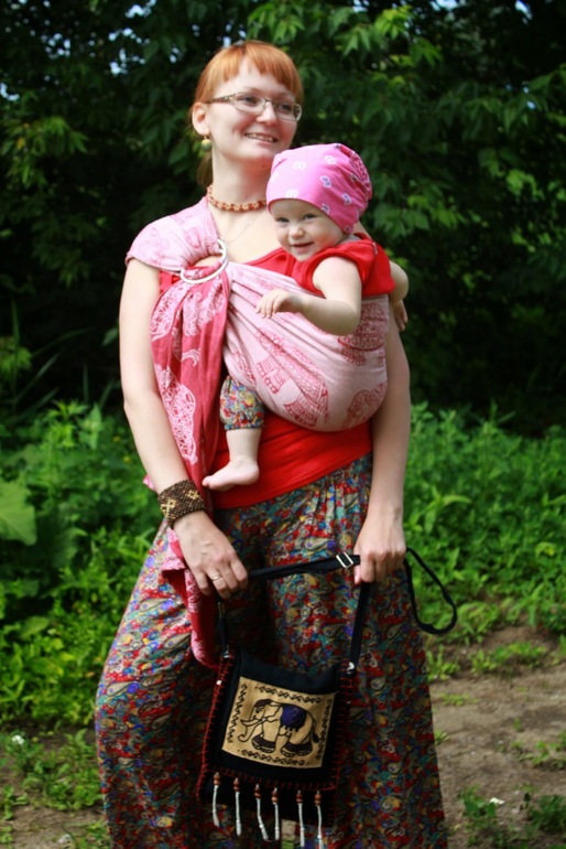 Этнические мотивы на конкурс слингостиля