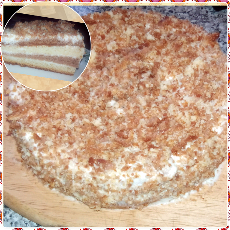 Залепила от нечего делать сметанник)))