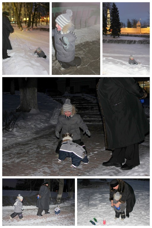 День 9. Узоры на снегу.