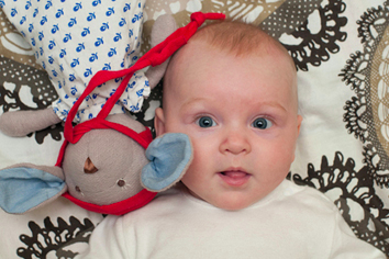 Про Машутку, ее 4 месяца и папину рассеянность