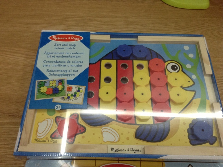 Долгожданная посылочка с деревяшками и обучающими пособиями