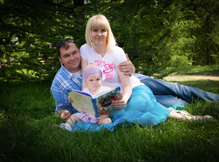 Фотосессия Алены, Павла и их ангелочков!