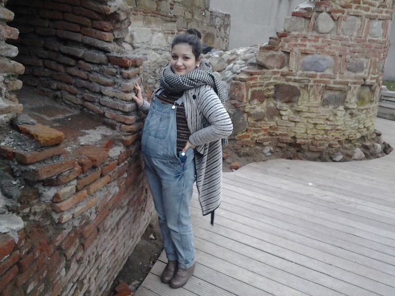 Наша с пузиком прогулка :)