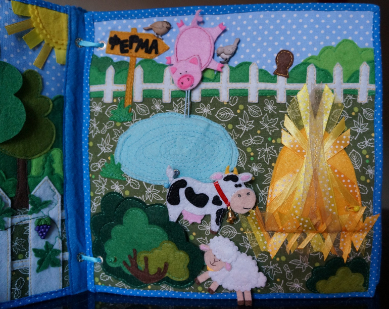 Развивающая книжка для сынишки. Первый опыт!