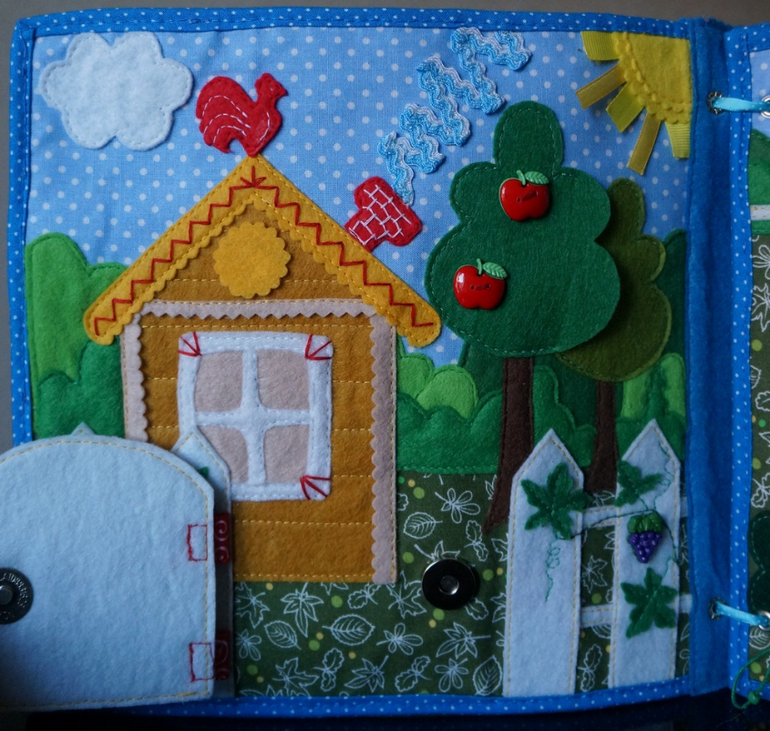 Развивающая книжка для сынишки. Первый опыт!