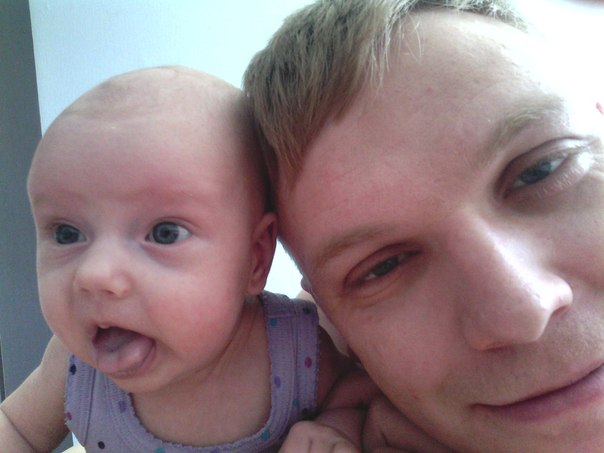 Папа и доча)