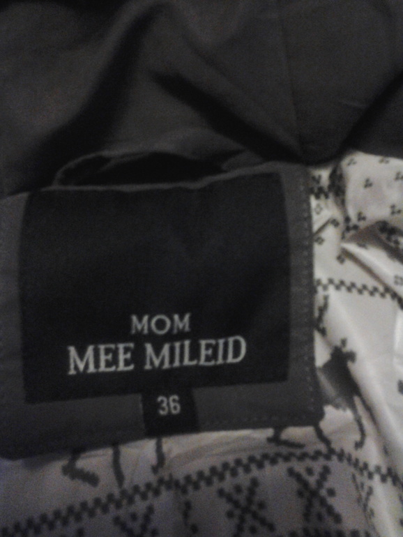 Пальто пуховик MOM MEE MILEID