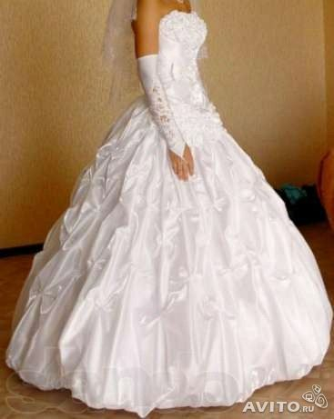 Продам свадебное платье + фату + болеро