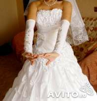 Продам свадебное платье + фату + болеро