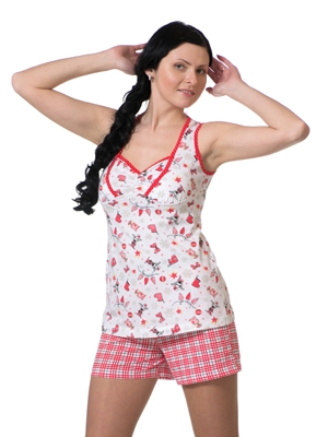 Пижамы женские (р-ры:44-56), новые