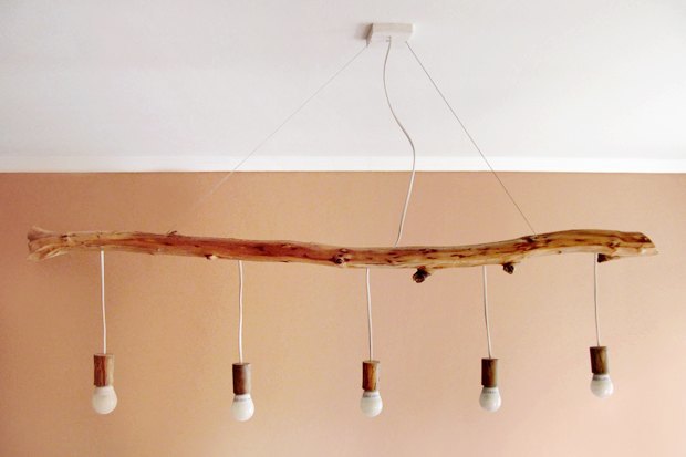 Как сделать лампу из коряги? Наш мастер-класс на