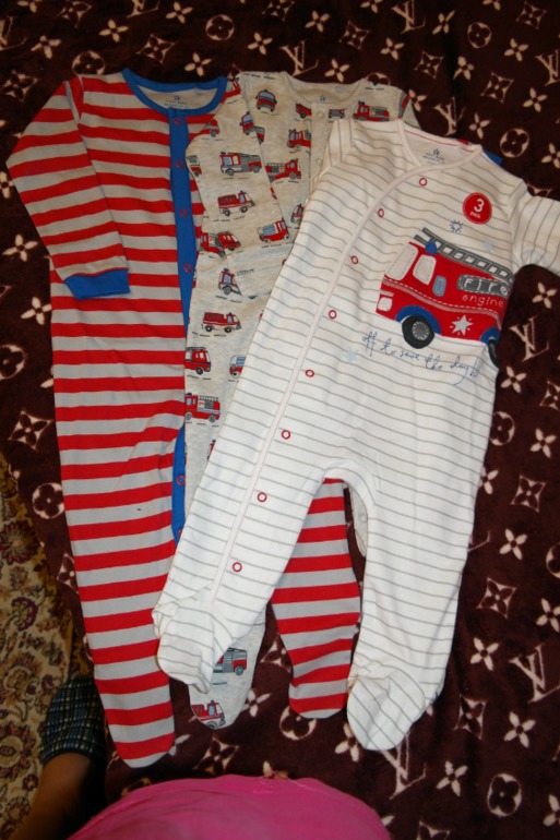 Хвасти , то что прикупила к рождению малыша.