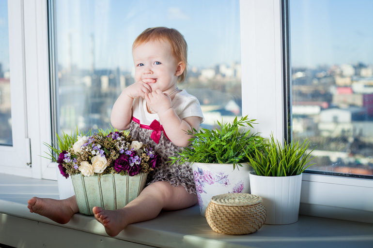 Уборка с малышом!