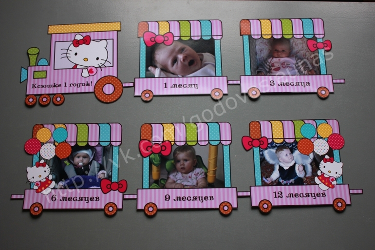 оформление первого Дня Рождения Ксюши в стиле