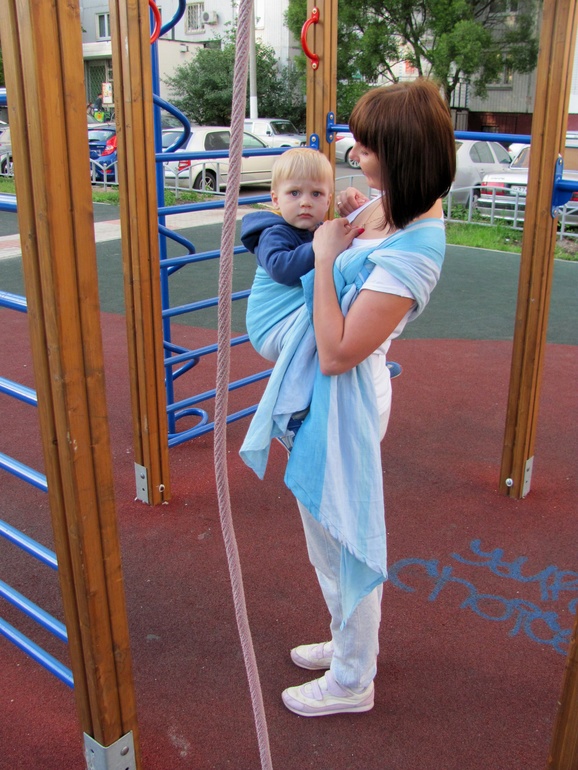 В лучах заката...