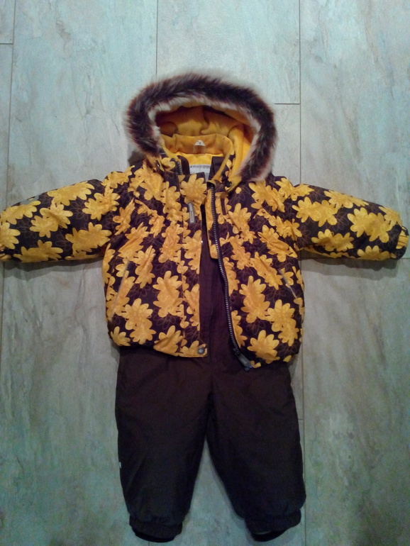 Комплект зимний ЛЕННЕ. размер 74+. Желтенький. 3 000 рублей