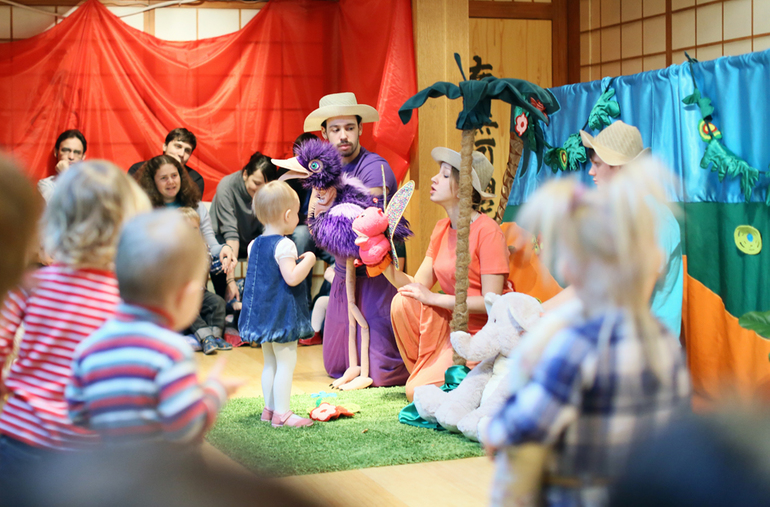 Завтра в 11:00 на Кунцевской - спектакль для малышей от 1 до 4 лет