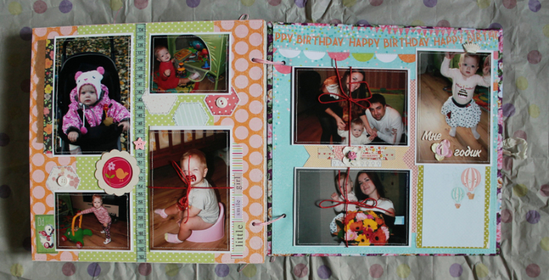 Альбом для малышки Стефании