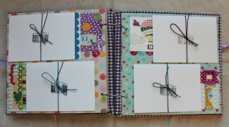 Малышковый сиреневый альбом.