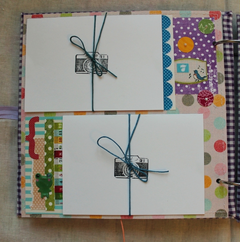 Малышковый сиреневый альбом.