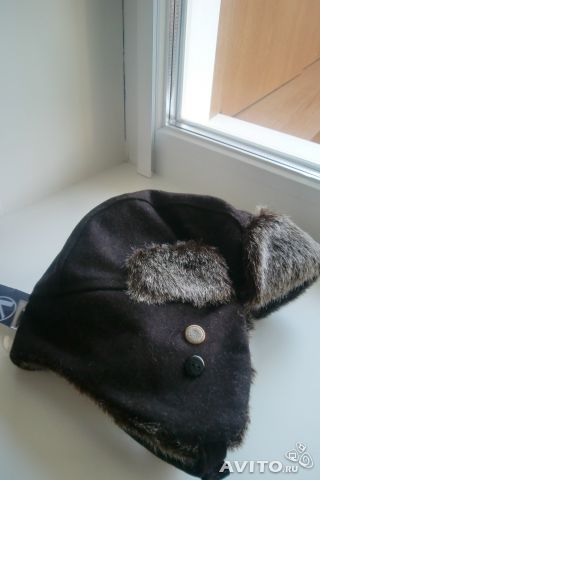 Теплая шапка-ушанка Новая шерстяная