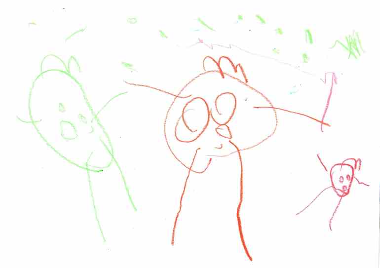 Художества Лисёнка. (Алиса 3 года и 2 месяц)