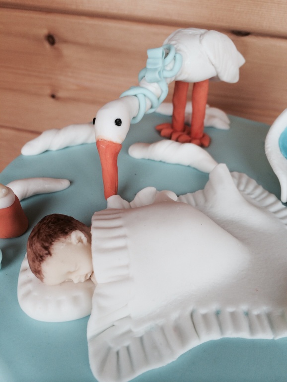 Тортик для малыша с зайкой