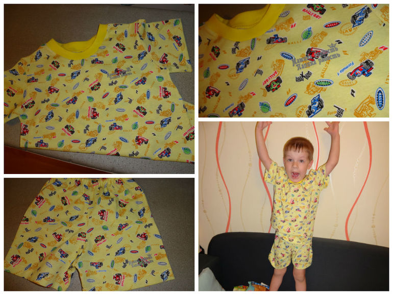Летняя пижамка для сынульки :)