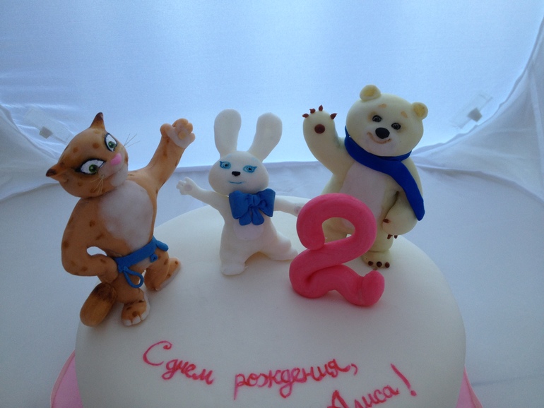 Торт с Олимпискими символами