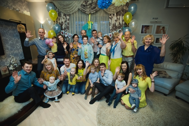 Первый день рождения Тимофея!