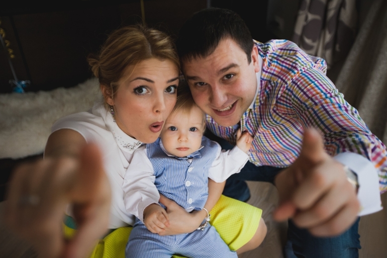 Первый день рождения Тимофея!