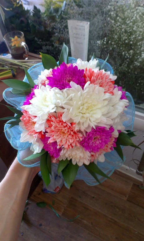 букет на скорую руку))