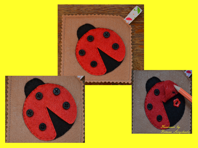 Книжечка из фетра для крохи)