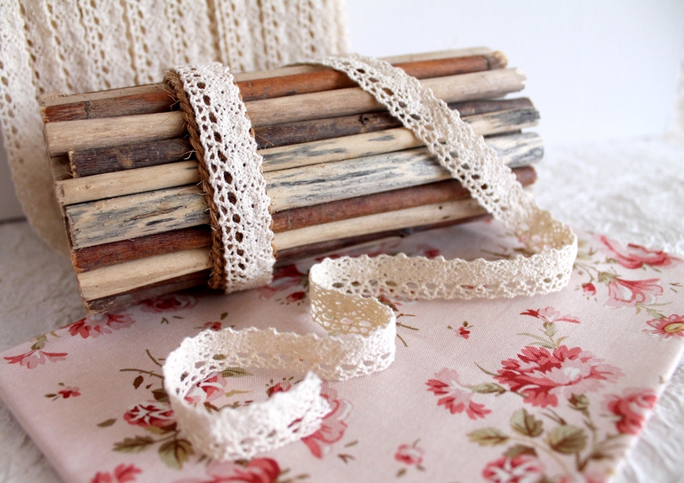 Льняное кружево на метраж