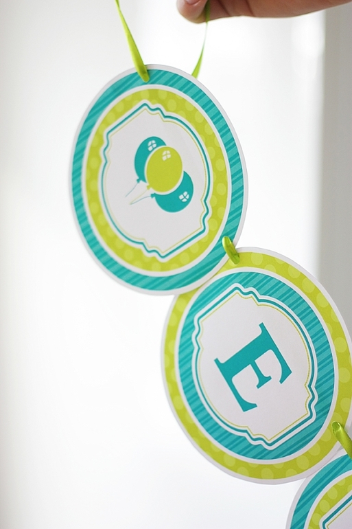 Бирюзово-салатовый День Рождения