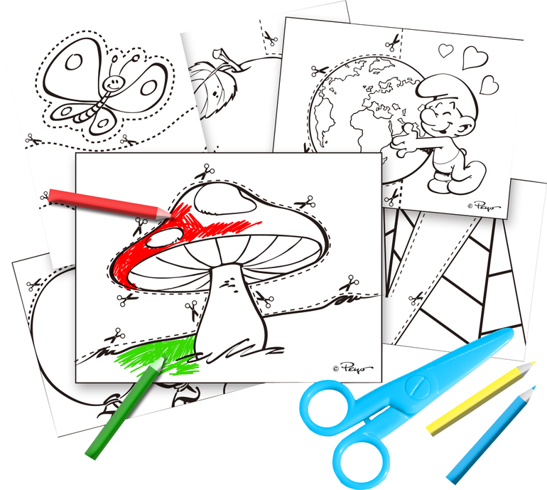 Супер цены на наборы для творчества!!!!! Смурфики)))))))