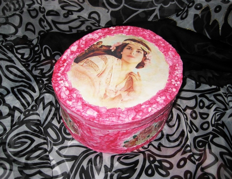 Шкатулка с девушкой. Мастер-класс