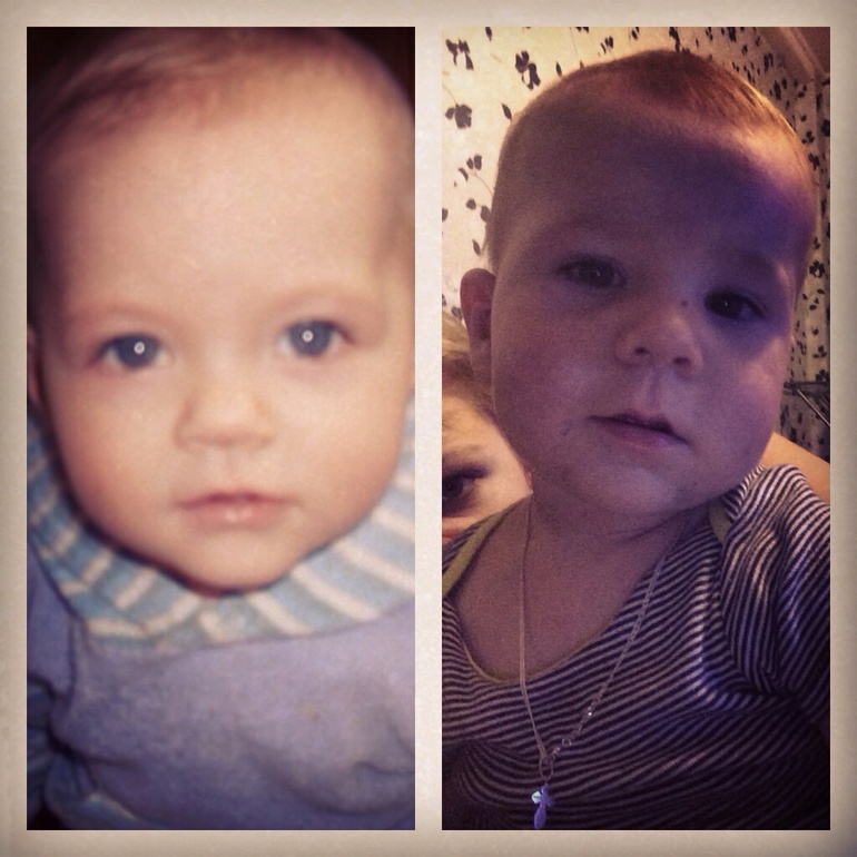 В на Ваш взгляд похожи хоть немного ?)