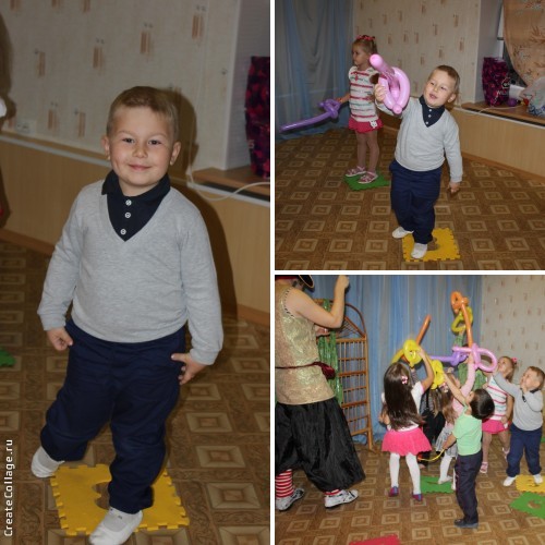 На дне рождении сестренки!